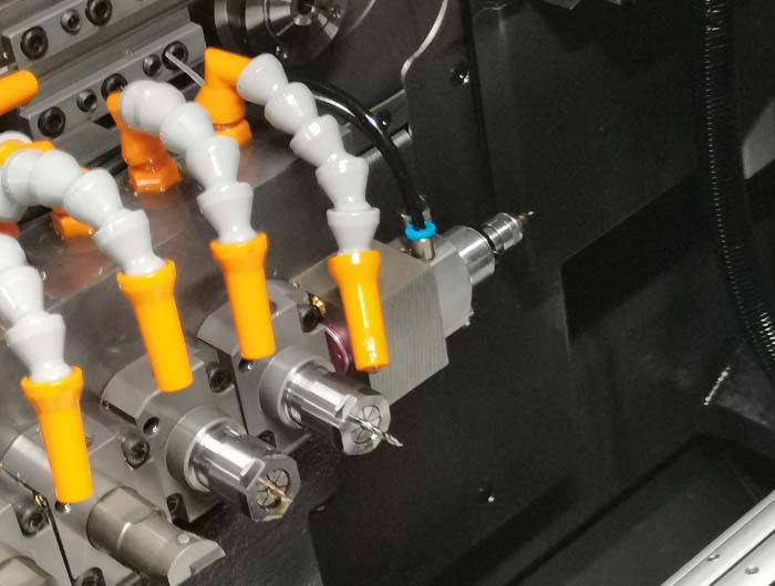 走心机高频侧铣动力头